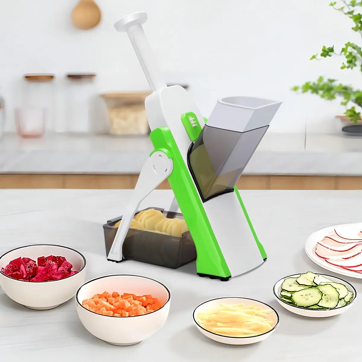 Cortador de Verdura Multifuncional Mandolina de Cocina Manual