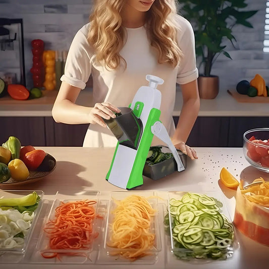 Cortador de Verdura Multifuncional Mandolina de Cocina Manual